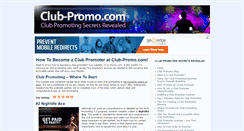 Desktop Screenshot of club-promo.com