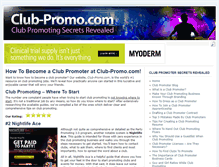 Tablet Screenshot of club-promo.com